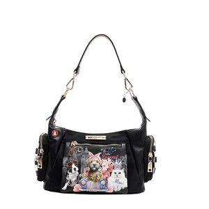 NICOLE LEE FAMILY YEARBOOK SHOULDER BAG